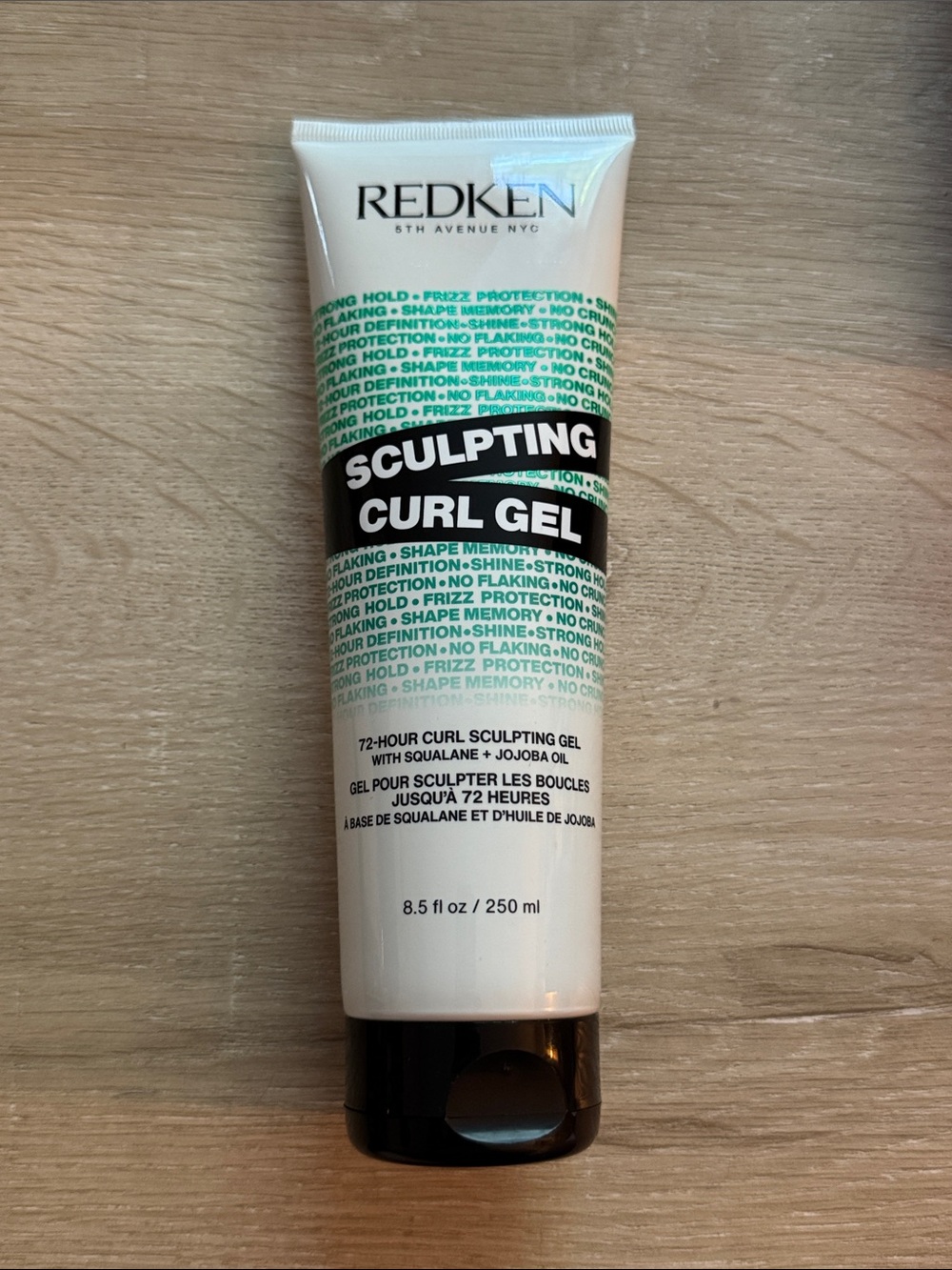 Redken Sculpting Curl Gel - White Tube with Black Cap and Green Text